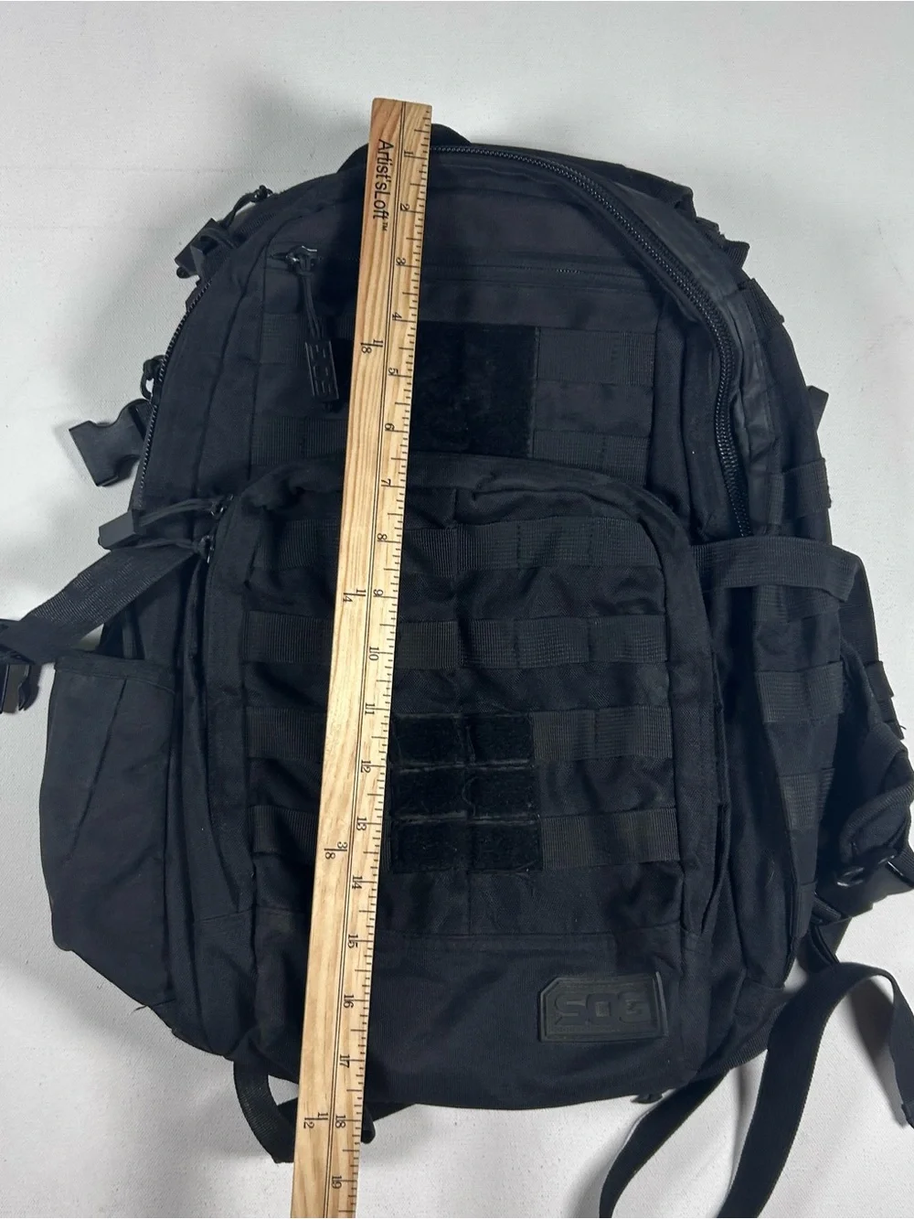 SOG Tactical Black Backpack Ninja Day Pack Storage Bugout Military